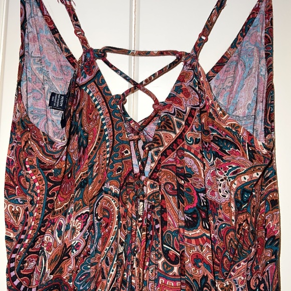 american eagle sundress tie up back - Picture 5 of 5